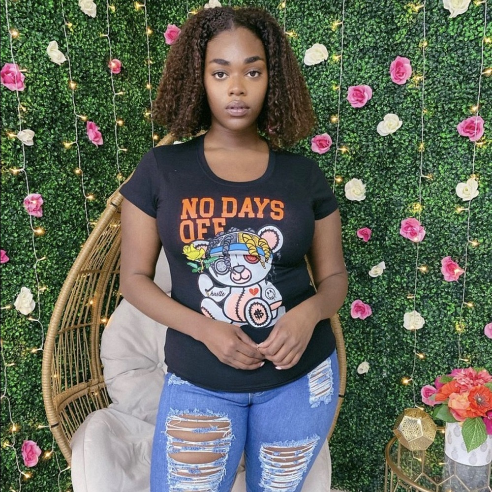 New No Days Off Top